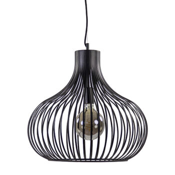 06131924 Metalen draad hanglamp modern zwart.jpg