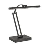 Tafellamp zwart "piano" model+touchdim.