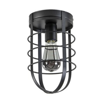 12480107 Moderne plafondlamp zwart kooi.jpg