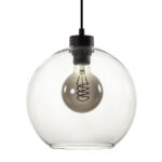 Hanglamp bol helder glas 25cm
