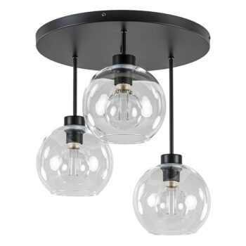 12480321 Moderne plafondlamp zwart met 20cm helder glas.jpg