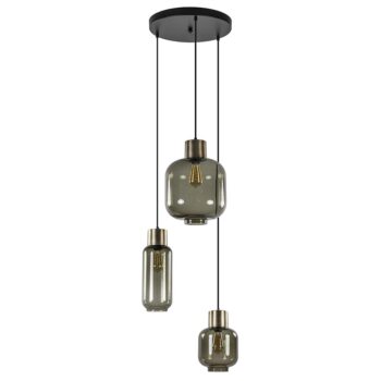 13760648 Luxe 3lichts ronde hanglamp smoke glas met brons.jpg