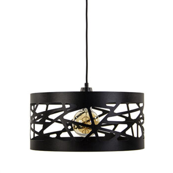 19350001 Moderne ronde hanglamp zwart metaal.jpg