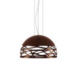 Hanglamp Kelly koepel brons 50cm