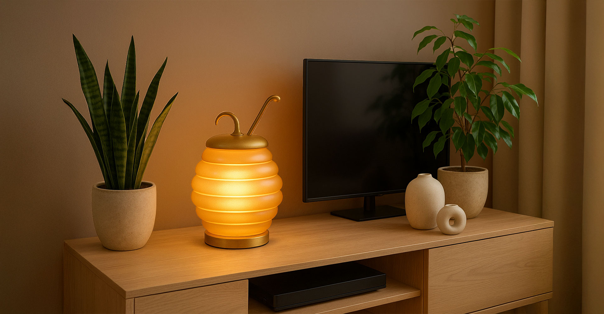 Thumbnail spiced honey de mooisete lampen bij de kleur van 2019