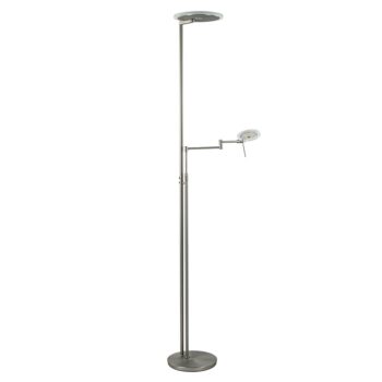 19771578 LED vloerlamp staal met uplighter en helder glas.jpg