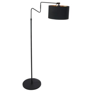 19771582 Moderne vloerlamp mat zwart met goud verstelbaar.jpg