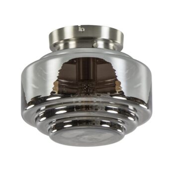 08451805 Moderne plafondlamp nikkel met smokey glas.jpg