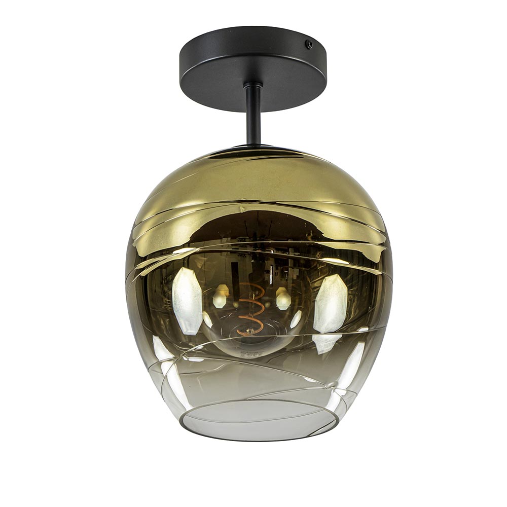 08452041 Glazen plafondlamp gold gradient met zwart.jpg
