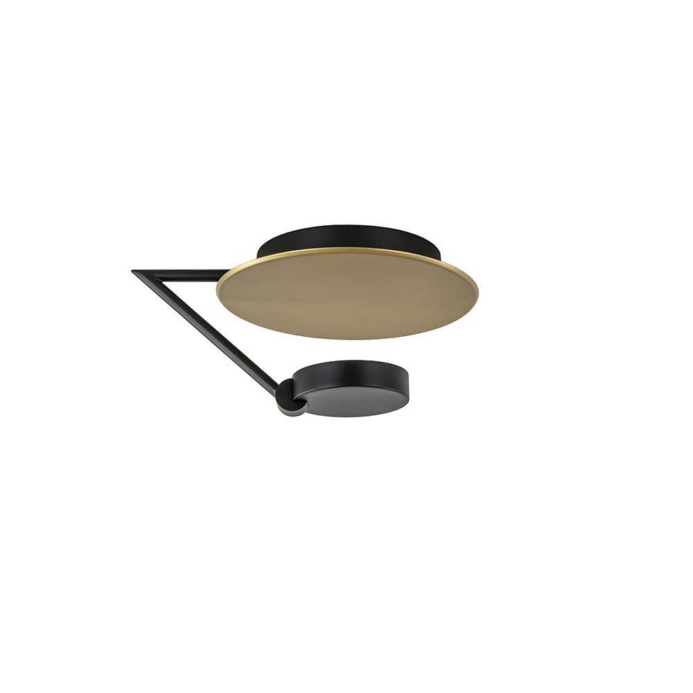 08452141 Kleine LED plafondlamp zwart met goud.jpg