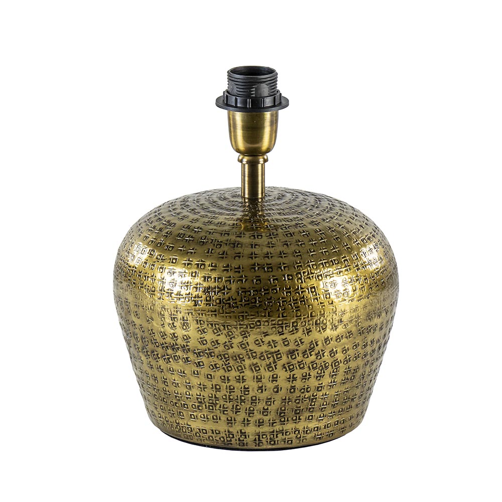 12211137 Ronde lampvoet Gondia antiek brons exclusief kap.jpg