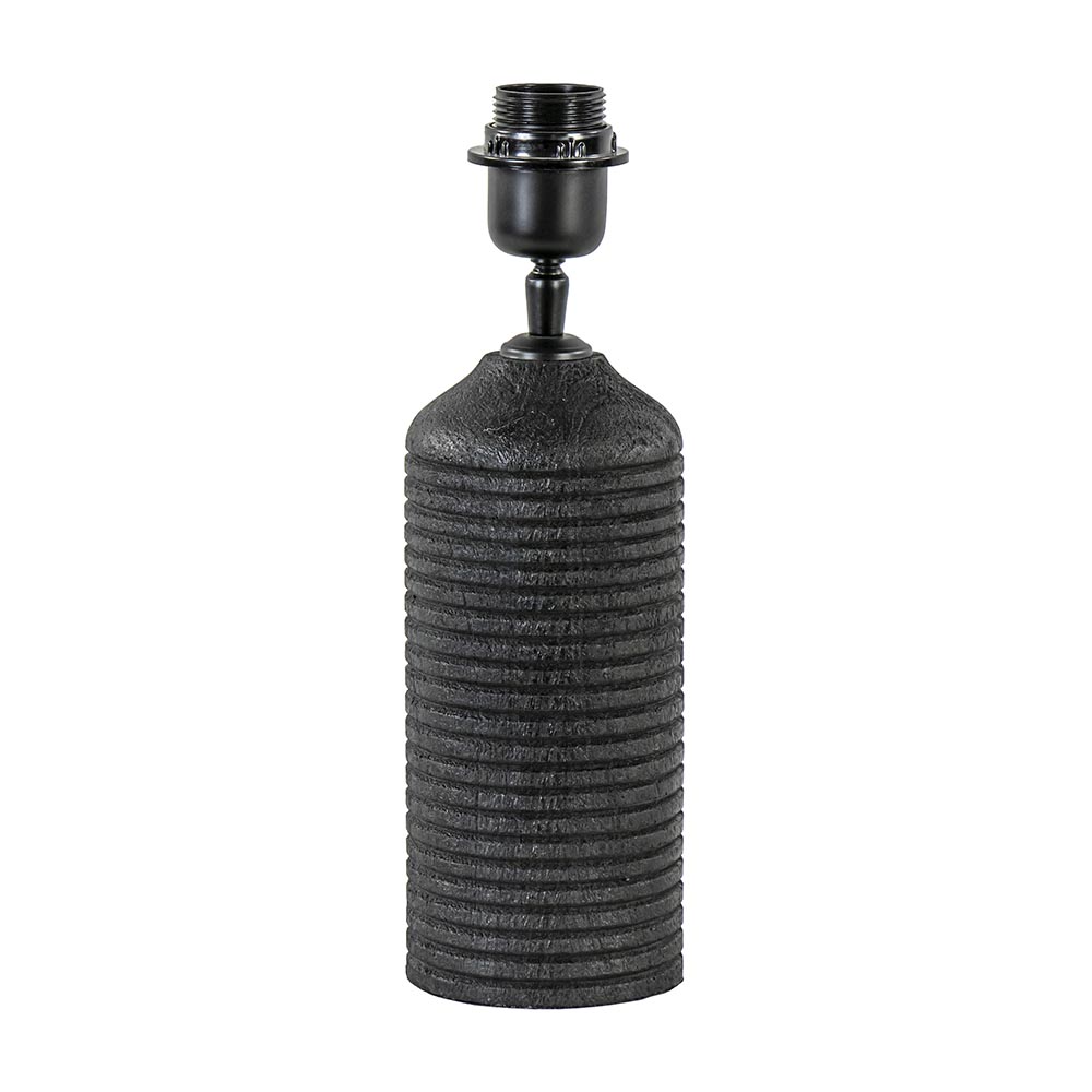 12211608 Light and Living lampvoet Paolo zwart hout excl kap.jpg