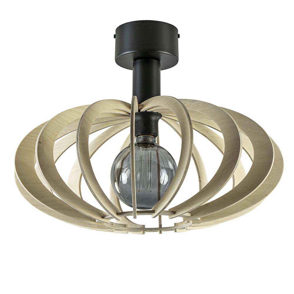 12480431 Scandinavische plafondlamp mat zwart met houten kap.jpg