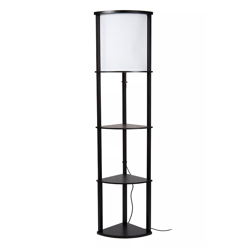 12700299 Houten vloerlamp zwart met beige kap.jpg