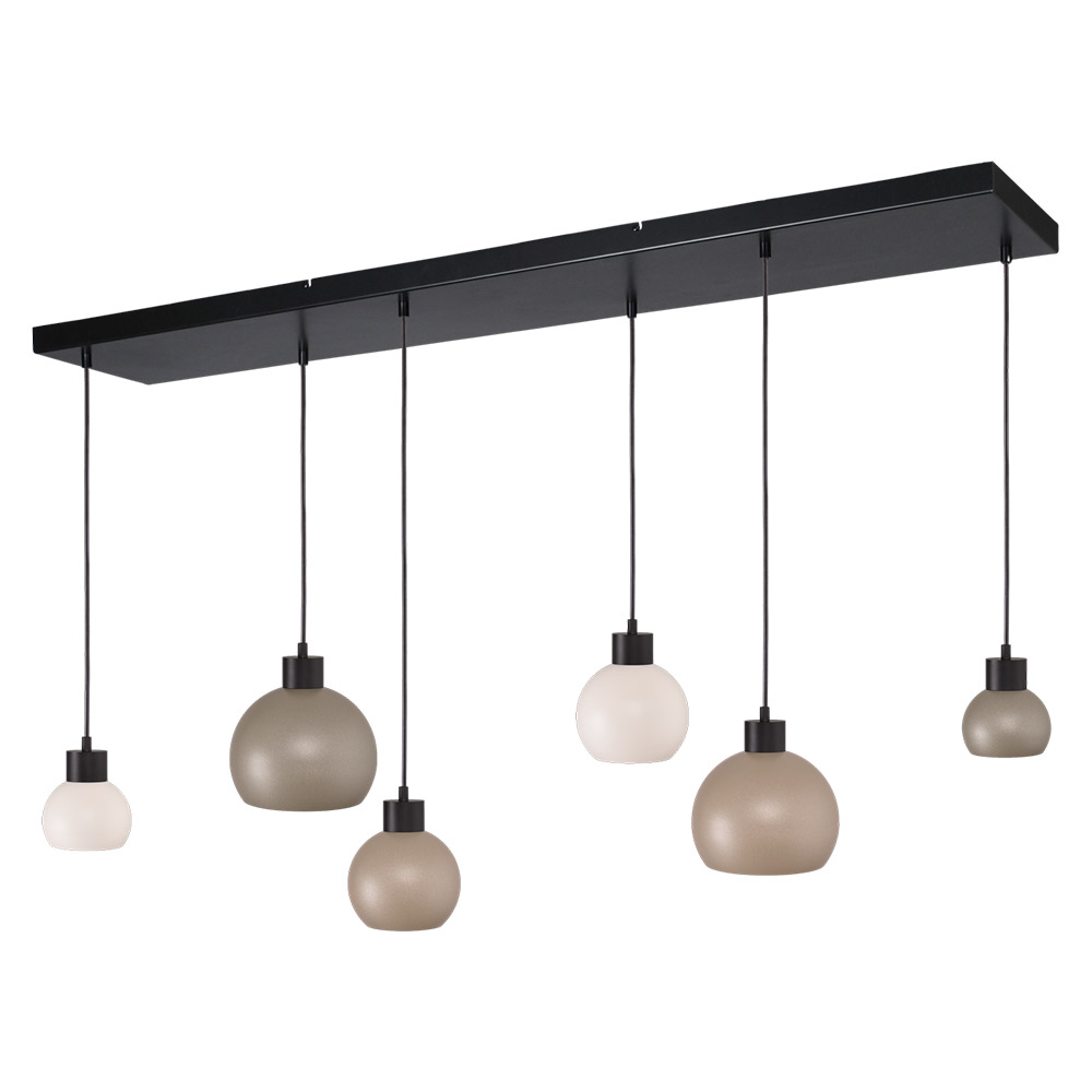 13760939 hanglamp wamr linnen 6L met verschillende kappen.jpg