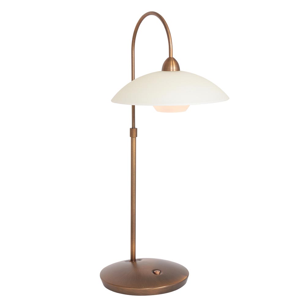 19771653 Sfeervolle tafellamp brons met creme glas klassiek.jpg