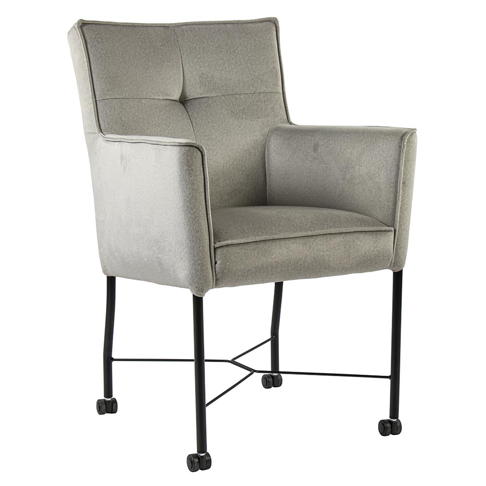 01820020 Grijs beige eetkamerstoel met wieltjes.jpg