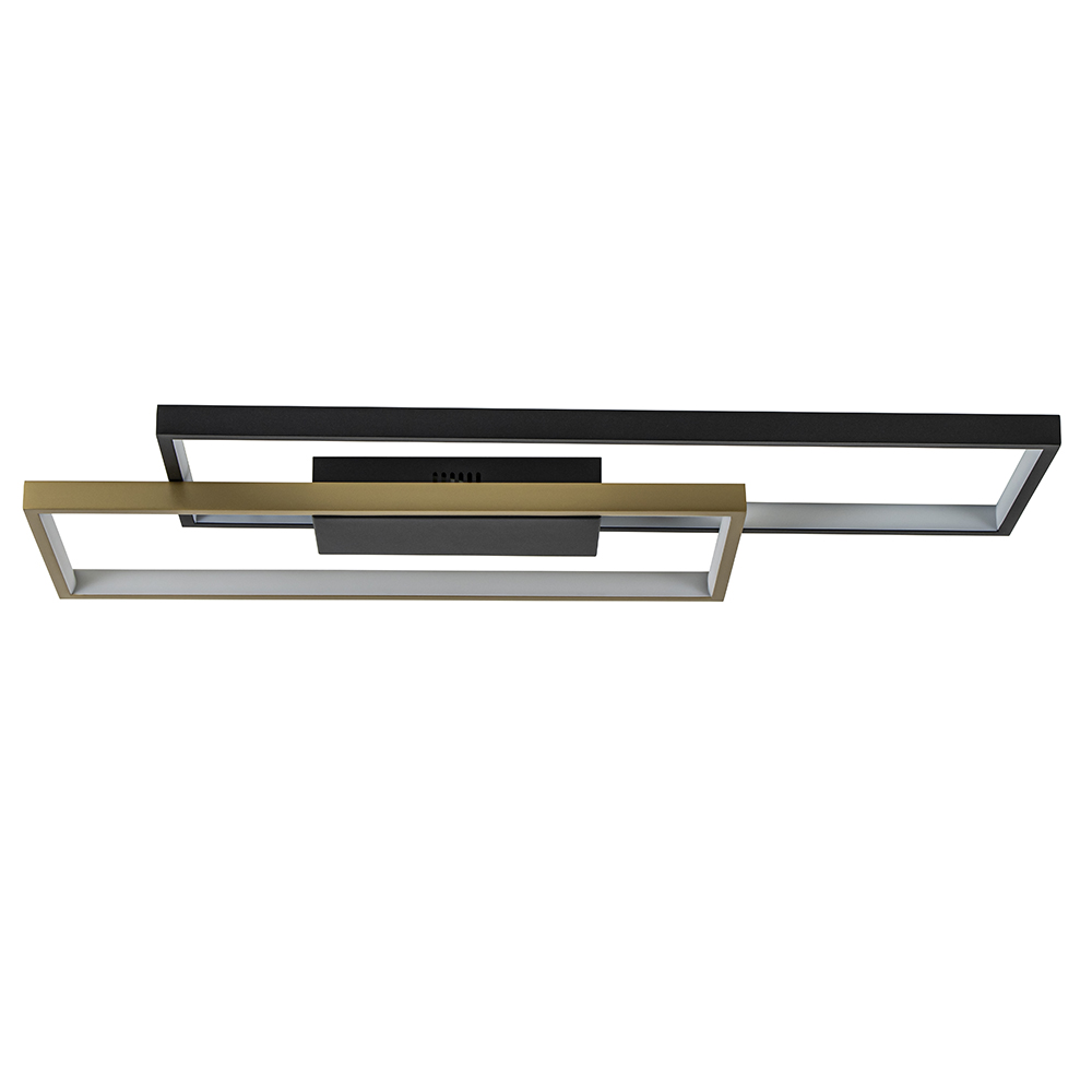 02030033 Moderne LED plafondlamp zwart goud rechthoekig dimbaar.jpg