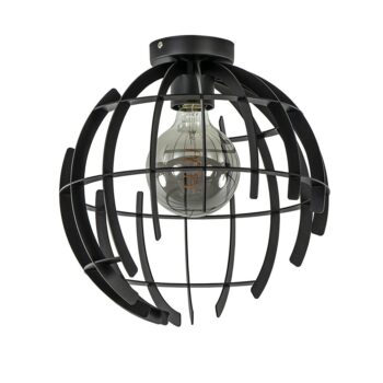04080501 Metalen plafondlamp mat zwart 35cm.jpg