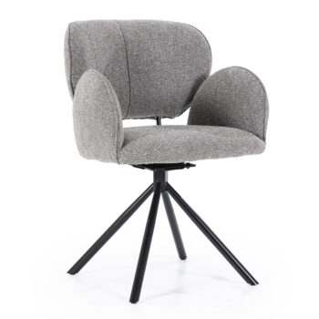 05250066 Eetkamerstoel Rosalin bruin met zwarte poot.jpg