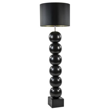 05350010 Zwarte vloerlamp bollen met zwarte ronde kap.jpg
