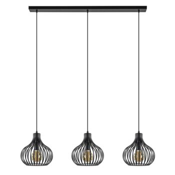 06132109 3Lichts hanglamp zwarte draadkappen.jpg