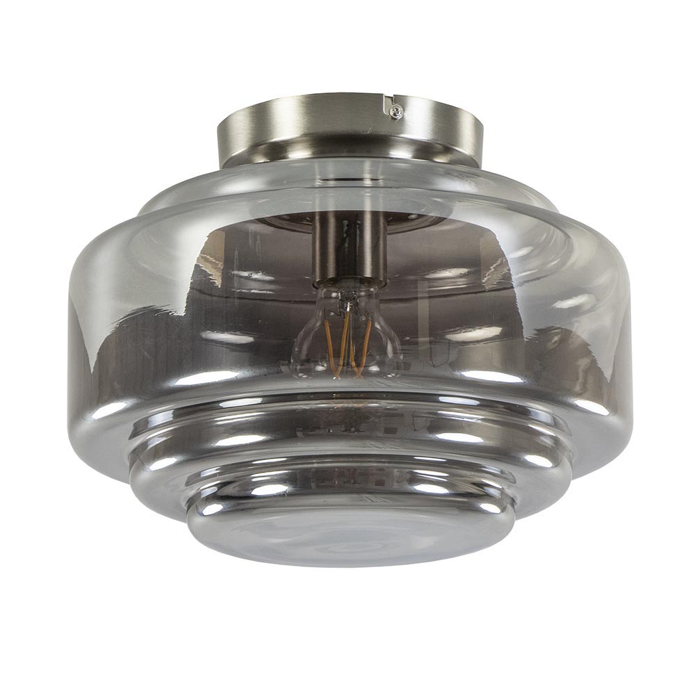 08451806 Smokey glazen plafondlamp met nikkel.jpg