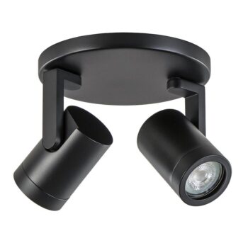 08451821 Moderne 2lichts plafondspot rond mat zwart.jpg