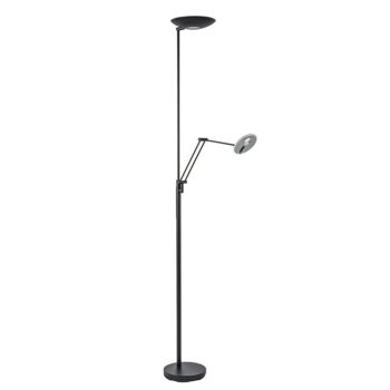 08451925 Moderne LED uplighter met leeslamp zwart verstelbaar.jpg