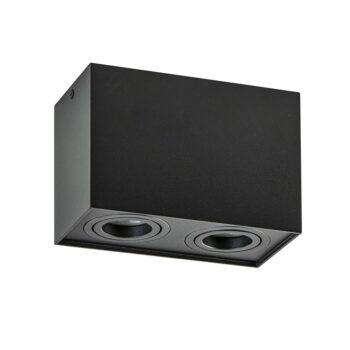 08451995 Rechthoekige 2lichts opbouwspot GU10 zwart.jpg