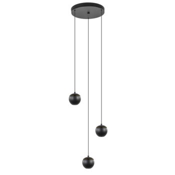 08452014 3Lichts ronde LED hanglamp bollen zwart met goud.jpg