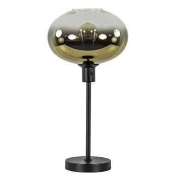 08452064 Trendy tafellamp zwart met glazen kap helder goud.jpg