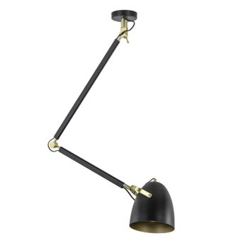 08452083 Chique plafondlamp zwart met goud verstelbaar.jpg