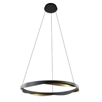 08452160 Design LED hanglamp ring zwart goud 85cm.jpg