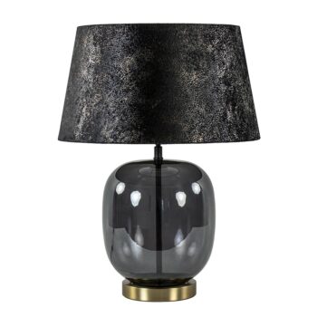 08452190 Chique tafellamp zwart goud met kap.jpg