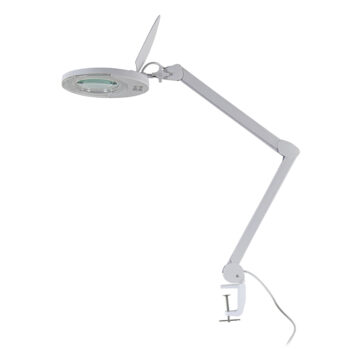 08452215 Moderne klemlamp wit inclusief LED en vergrootglas.jpg