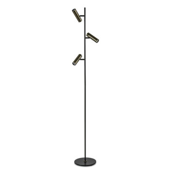 08452229 Stijlvolle 3 lichts vloerlamp zwart met bronzen spots.jpg