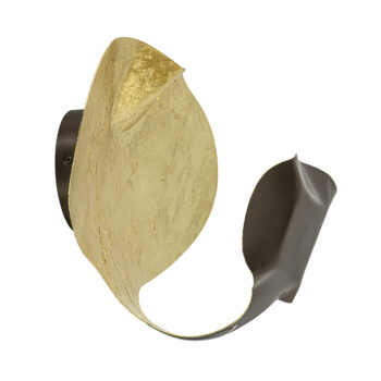 11050009 LED design wand plafondlamp brons met goldleaf.jpg