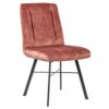 11080051 Trendy eetkamerstoel velvet blush met zwarte pootjes.jpg