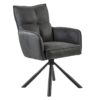 11080056 Stijlvolle eetkamerstoel draaibaar antraciet met zwart.jpg