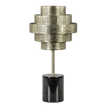 12110170 Oud zilveren tafellamp met marmeren voet zwart.jpg