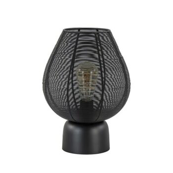 12211601 Mat zwarte tafellamp Suneko Light and Living.jpg