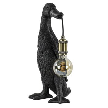 12211613 Light and Living tafellamp Duck mat zwart met brons.jpg