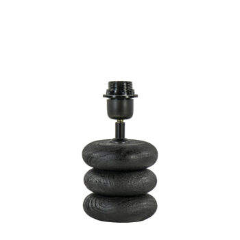 12211805 Kleine lampvoet Budango zwart hout excl kap LL.jpg