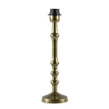 12211910 Antiek bronzen lampvoet Semut exclusief kap.jpg