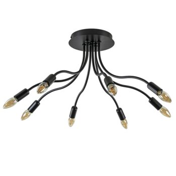 12480403 Klassieke plafondlamp mat zwart excl lichtbron.jpg