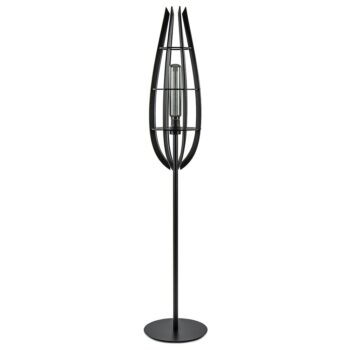 12480429 Landelijke vloerlamp mat zwart met houten kap.jpg