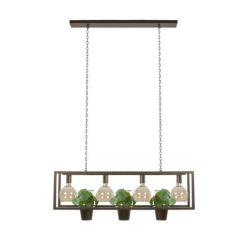 12480583 Hangamp 4L met bloempotten Dark Bronze.jpg