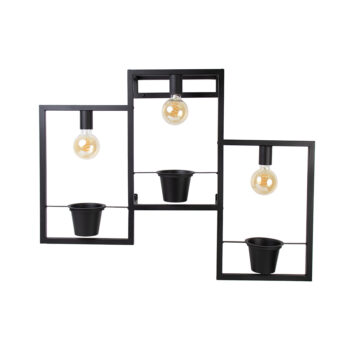 12480591 Decoratieve wandlamp 3L zwart.jpg