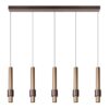 12700191 Landelijke 5lichts LED hanglamp cilinders bruin.jpg